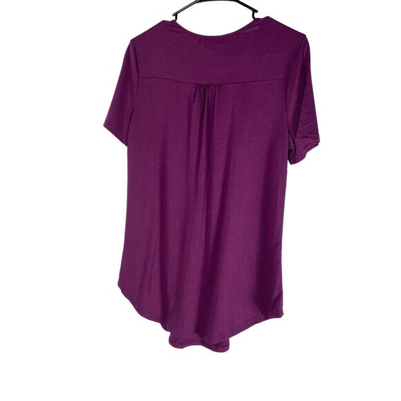 Purple Womens V-neck Blouse Size Small - Picture 4 of 6